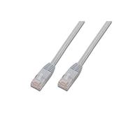 Digitus LAN Cable Cat 5e - 3m - Flat Network Cable - U/UTP Unshielded - Compatible with Cat6 & Cat5 - White