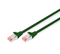 Digitus LAN Cable Cat 6-0.5m - RJ45 Network Cable - S/FTP Shielded - 1 Gbps - Compatible with Cat6A and Cat7 - Green