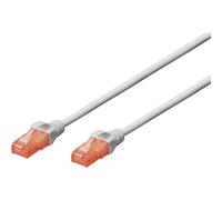 Digitus LAN Cable Cat 6-10m - RJ45 Network Cable - UTP Unshielded - 1 Gbps - Compatible with Cat6 and Cat6A - Grey