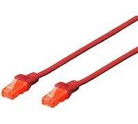 DIGITUS LAN Cable Cat 6-5m - CCA Network Cable with RJ45 - U/UTP Unshielded - Co