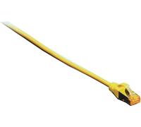 DIGITUS LAN Cable Cat 6A - 15m - RJ45 Network Cable - S/FTP Shielded - Compatible with Cat6 & Cat7 - Yellow