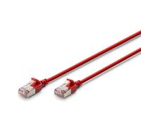Digitus CAT 6A F-FTP Slim patch cord. 5m. red