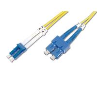 DIGITUS LWL Duplex Patch Cable / LC to SC / 9/125? / Single Mode / Halogen-Free