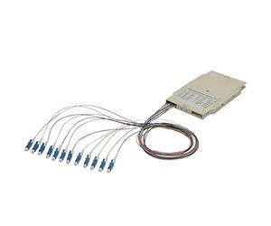 DIGITUS LWL Splice Cassette - 12 Pigtails - Pre-Assembled - LC - OM4 - Dyed according to DIN IEC 60304 - Pure White