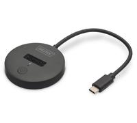 DIGITUS M.2 NVMe/SATA USB-C Docking Station - USB 3.2 Gen2-10 Gbit/s - M.2 forma