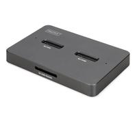 DIGITUS M.2 SSD docking station - for NVMe and SATA SSDs up to 4 TB - SD Express