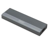 DIGITUS M.2 SSD enclosure - USB 3.1 Gen2 Type-C - up to 10 Gbit/s - For SATA & NVMe SSDs up to 8 TB - For 2230/2242/2260/2280 SSDs - Tool-free - Aluminum housing - Plug & Play - Grey