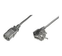 Digitus Mains Cable. Cable Length: 1.8 M Connector 1: Cee7/7 Connector 2: Iec C1