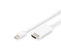 Digitus Mini DisplayPort Adapter Cable. mDP - HDMI type A