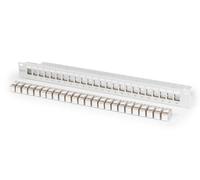 DIGITUS PatchPanel Set - 24 ports - with 24x Keystone modules DN-93615 - 500 MHz - CAT 6A - Rack mounting in 19-inch network cabinet - 1 U - Grey