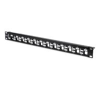 DIGITUS Patchpanel - Modular - Für Keystone-Module - 19-Zoll - 24-Port - Geschir