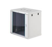 DIGITUS Network Cabinet - 19-inch Rack 12U - Unassembled - Wall-mounted - 450 mm depth - 320 mm usable depth - 60 kg load capacity - Glass door - Dynamic-N Series - Grey