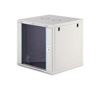 DIGITUS Network Cabinet - 19-inch rack 12U - Unassembled - Wall-mounted - 600 mm depth - 470 mm usable depth - 60 kg load capacity - Glass door - Dynamic-N Series - Grey