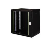 Digitus Network cabinet - 19-inch rack - 12U - Wall mounted - 450mm depth - load capacity 100kg - Unique Series - black