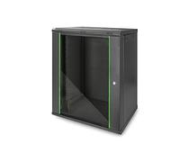 Digitus Network Cabinet - 19-inch rack - 16 rack units - Wall mounting - 450 mm depth - Load capacity 60 kg - Dynamic Basic series - Black