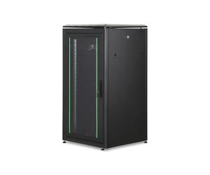 DIGITUS Network Cabinet - 19 Inch Rack - 22 rack units - 60x60cm - Load capacity 800 kg - Usable depth 54.3cm - Unique series - Black
