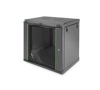 Digitus Network cabinet - 19 inch rack - 7U - 600 mm depth - 470 mm maximum usable depth - wall mounting - load capacity 60kg - safety glass door - Dynamic Basic series - gray