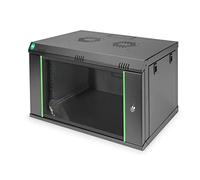 Digitus Network cabinet - 19 inch rack - 9U - 600 mm depth - 470 mm maximum usable depth - wall mounting - load capacity 60kg - safety glass door - Dynamic Basic series - gray