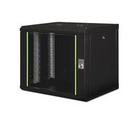 Digitus Network Cabinet - 19 Inch Rack - 9U - Wall Mountable - 450mm Depth - Load Capacity 100kg - Unique Series - Black