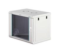 DIGITUS Network Cabinet - 19-inch Rack 9U - Unassembled - Wall-mounted - 450 mm depth - 320 mm usable depth - 60 kg load capacity - Glass door - Dynamic-N Series - Grey