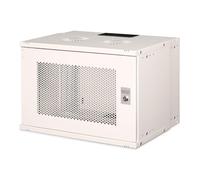 DIGITUS Network Cabinet - 19’ Rack 7 U - Unassembled - Wall-mounted - 400 mm Depth - Load Capacity 60 kg - Perforated Steel Door - SOHO Pro Series - Grey