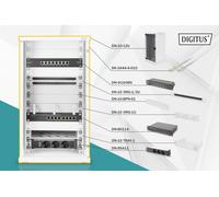 Digitus Network Set - 254 mm (10") - 12U, 312 x 300 mm (W xD)