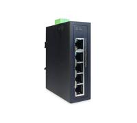 DIGITUS network switch 5-port - DIN rail mounting - Gigabit Ethernet RJ45 socket