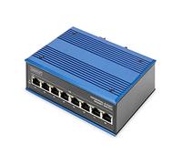 DIGITUS Netzwerk-Switch - 8-Port Gigabit Ethernet - DIN-Rail Montage (US IMPORT)