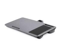 DIGITUS DA-90441 - Notebook cushion - for 17" laptops - with smartphone holder - laptop pad - laptop table for comfortable working from the sofa or bed - gray