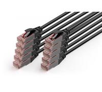 Digitus Outdoor Network Cable Cat 6 - 10 m - 10 pieces - 1 Gbit/s - Black