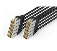 Digitus Outdoor Network Cable Cat 6A - 10 m - 10 pieces - Black