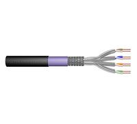 DIGITUS Outdoor Network Cable Cat-7-100m S-FTP Installation Cable - Simplex - Eca LSZH-1-1200 MHz - AWG 23/1 - Black