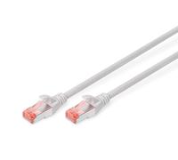 DIGITUS P S/FTP CAT6 0.5 m Patch Cable - Grey