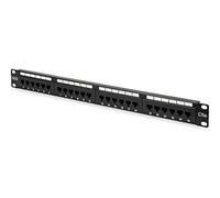 DIGITUS Assmann patch panel, shielded Black 24-Port