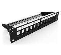 Digitus DN-91420 Patchbox bracket Black RAL 9005 10 inch IT cabine...