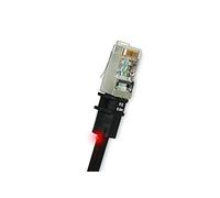 DIGITUS PatchSee PK-F-5 Patch Cable CAT 5e U-FTP Cu, PVC, AWG 26 Inch, 1.5 m, Pack of 12, Black