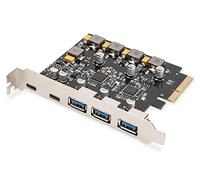 DIGITUS PCIe card 2x USB-C, 3x USB A
