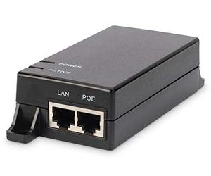 DIGITUS PoE Injector - IEEE802.3af - Gigabit Ethernet - 15.4 Watt - Max. 48 Volt - Power Supply Pin 4/5 (+) & 7/8 (-)