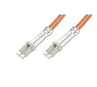 DIGITUS Professional Fiber Optic Patch Cable, OM2, Multi Mode, Duplex 50/125 micron turquoise turquoise 1 m