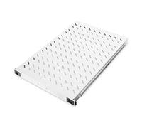 DIGITUS Pull-out shelf - 19-inch - 1U - Front & rear mounting - Load capacity 65 kg - For network cabinets & server cabinets - From 1000 mm cabinet depth - Grey