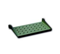 DIGITUS Shelf for fixed installation - 19-inch - 1U - Front mounting - Load capacity 15 kg - For network and server cabinets - From 450 mm cabinet depth - Black
