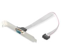 Digitus Serial Slot Bracket adapter cable. D-Sub9/M - IDC 2x5pin/F