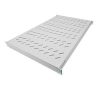 DIGITUS Shelf - Variable depth - For fixed installation - 19-inch - 1U - Load capacity 50 kg - For network and server enclosures - From 1000 mm enclosure depth - Grey