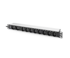 Digitus Socket Strip with Aluminum Profile, 10-way, 2 m cable IEC C20 plug