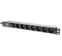 Digitus Socket strip with aluminum profile. surge protection and switc