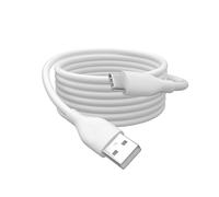 Digitus USB 2.0 connection cable - 0.5m - USB-A to Type-C - High speed 480 Mbit/s - 60W Power Delivery - Flexible silicone cable - white - for iPad, iPhone, Android smartphones, tablets, laptops