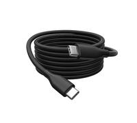 Digitus USB 2.0 connection cable - 1m - USB Type-C to Type-C - High speed 480 Mbit/s - 60W Power Delivery - Flexible silicone cable - black - for iPad, iPhone, Android smartphones, tablets, laptops