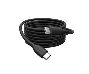 Digitus USB 2.0 connection cable - 2m - USB Type-C to Type-C - High speed 480 Mbit/s - 60W Power Delivery - Flexible silicone cable - for Smartphones, tablets, laptops