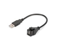 Digitus USB 2.0 Keystone Module with 16 cm cable (Female/Male)