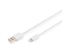 DIGITUS USB 2.0 Ladekabel - 1.0 m - USB A (St) zu Lightning (St) - 480 (Digitus)